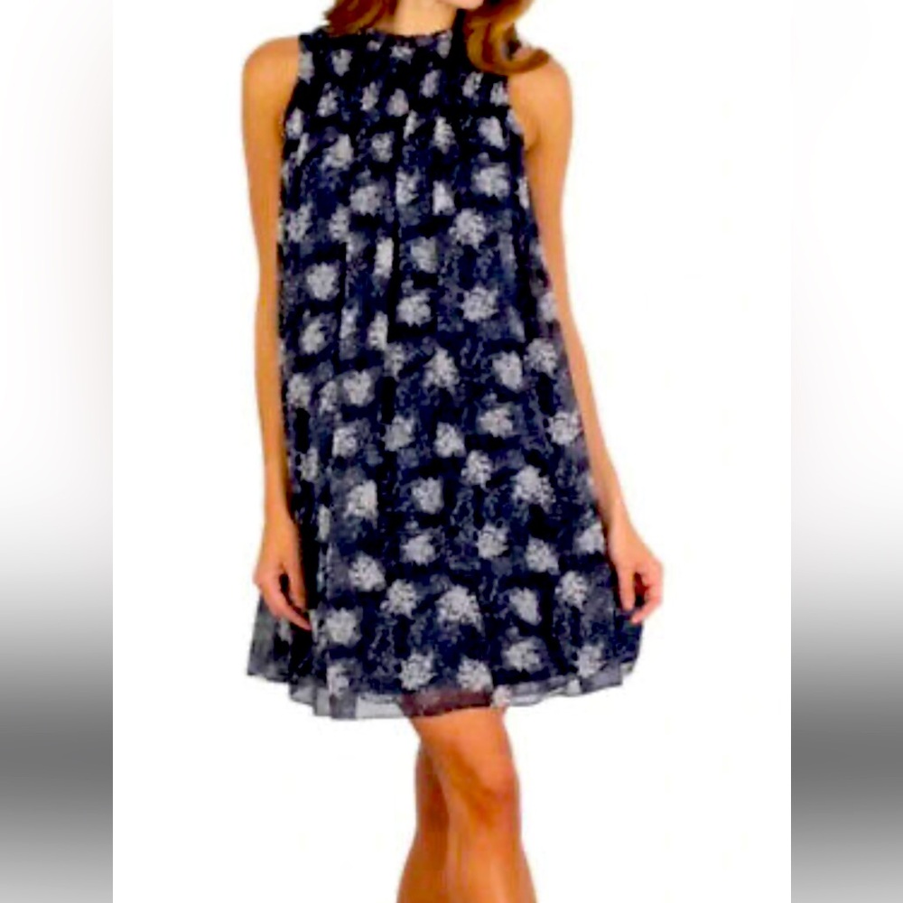 JOIE BLUE BALTIC PRINT LIGHTWEIGHT WOMENS DRESS SIZE XL